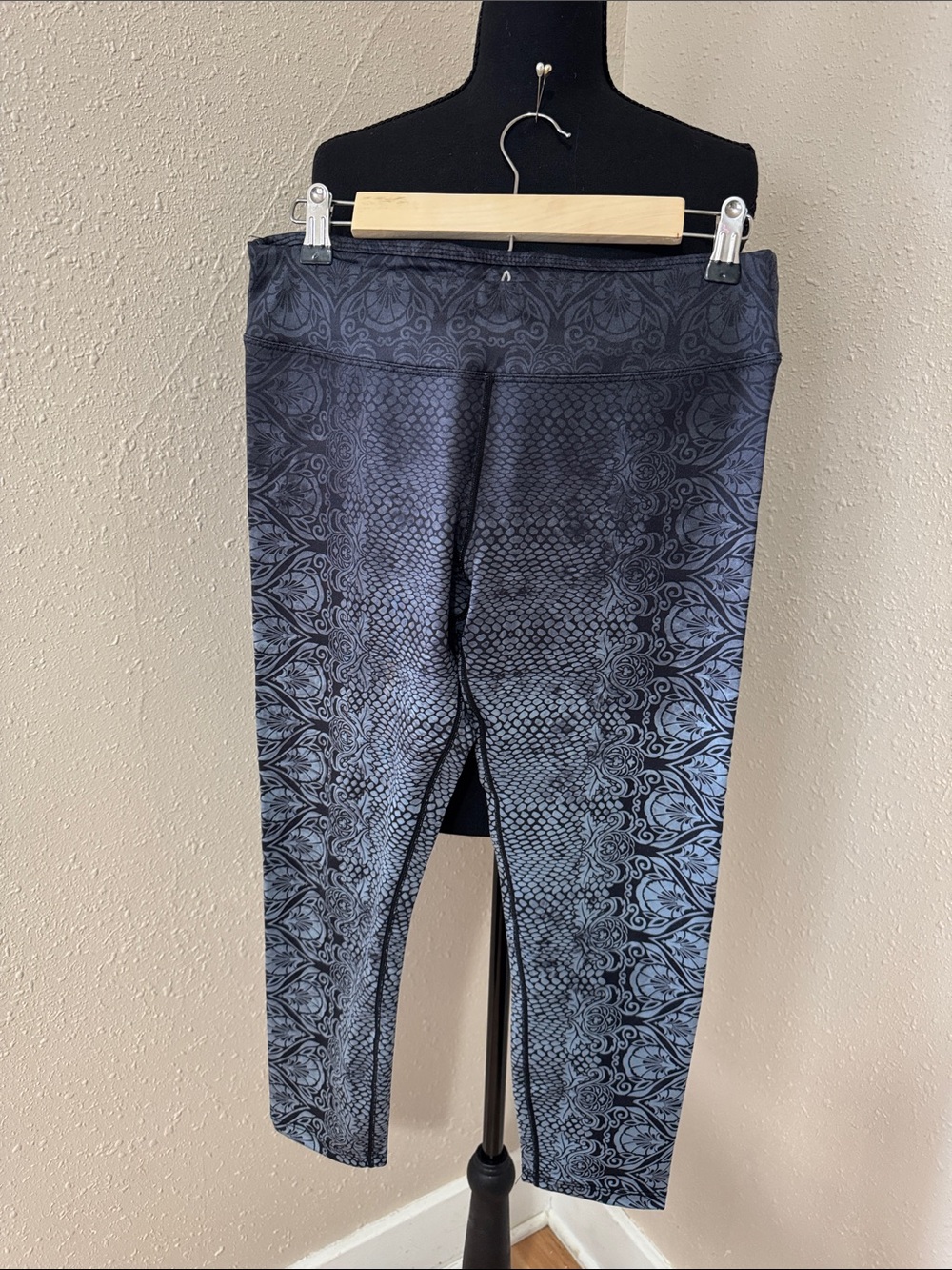 Prana Black Patterned Women's Leggings